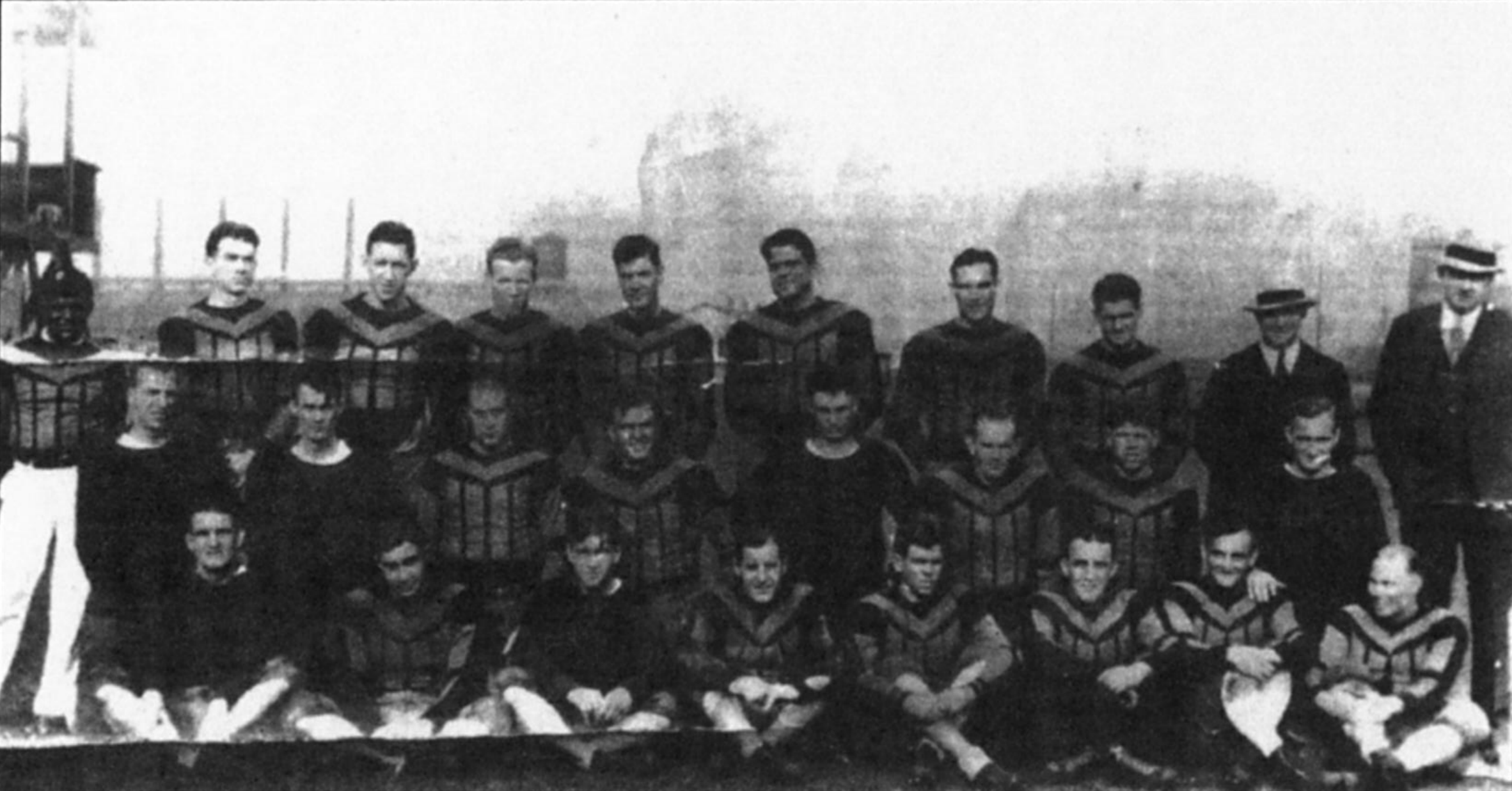 1927 Ashland Armco football team photograph, taken about a decade before Charles Leo McGarvey played for the Ashland Armcos