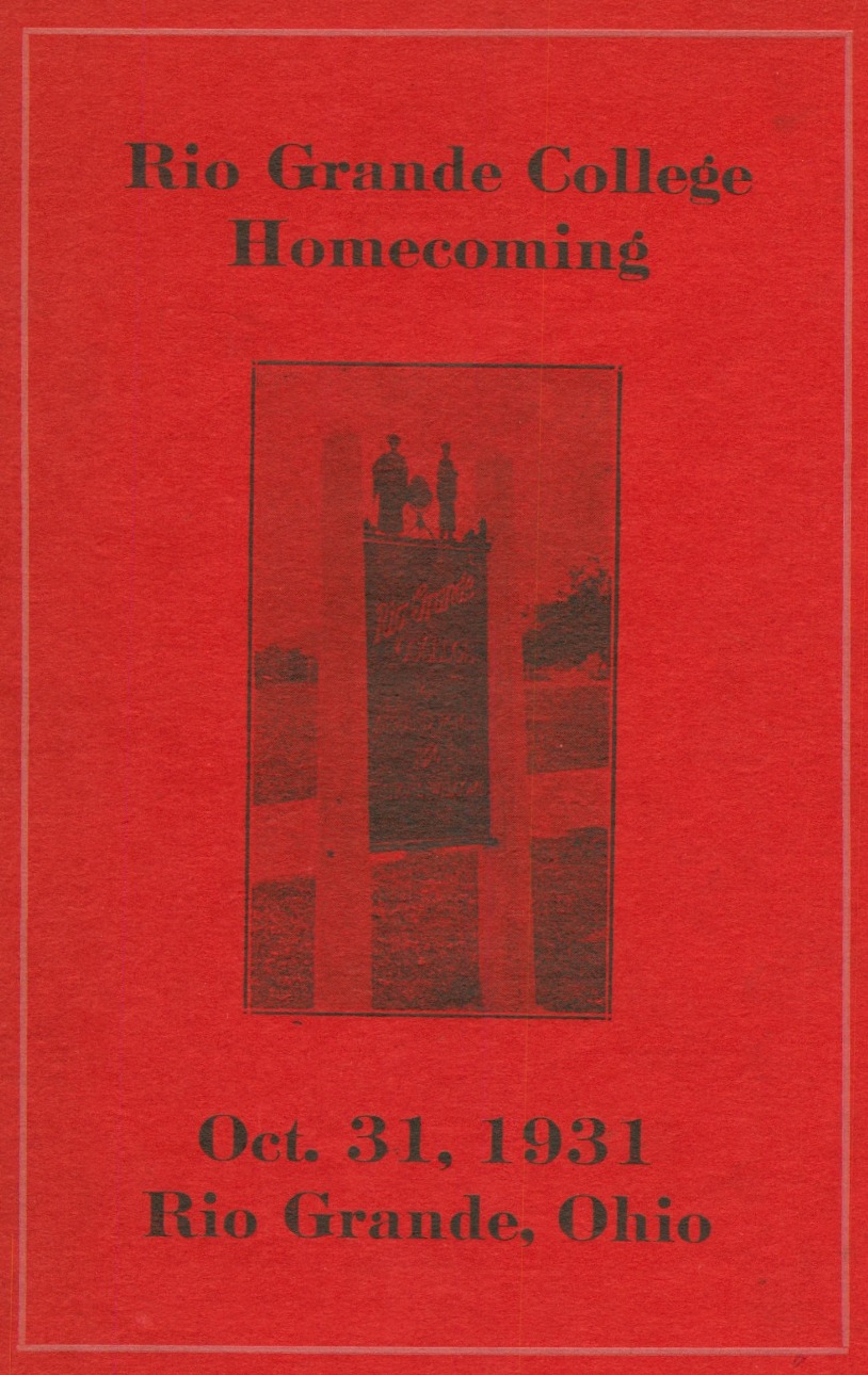 Cover image for the 1931 Rio Grande College Homecoming Program flipbook