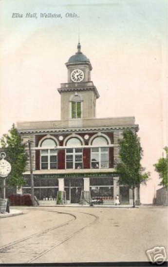Clutts Building and Melvin Tilley Hardware Store in Wellston, Ohio, 1915