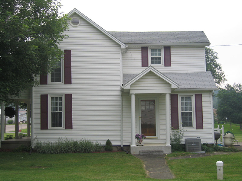 Side view of 503 West C Street McGarvey house