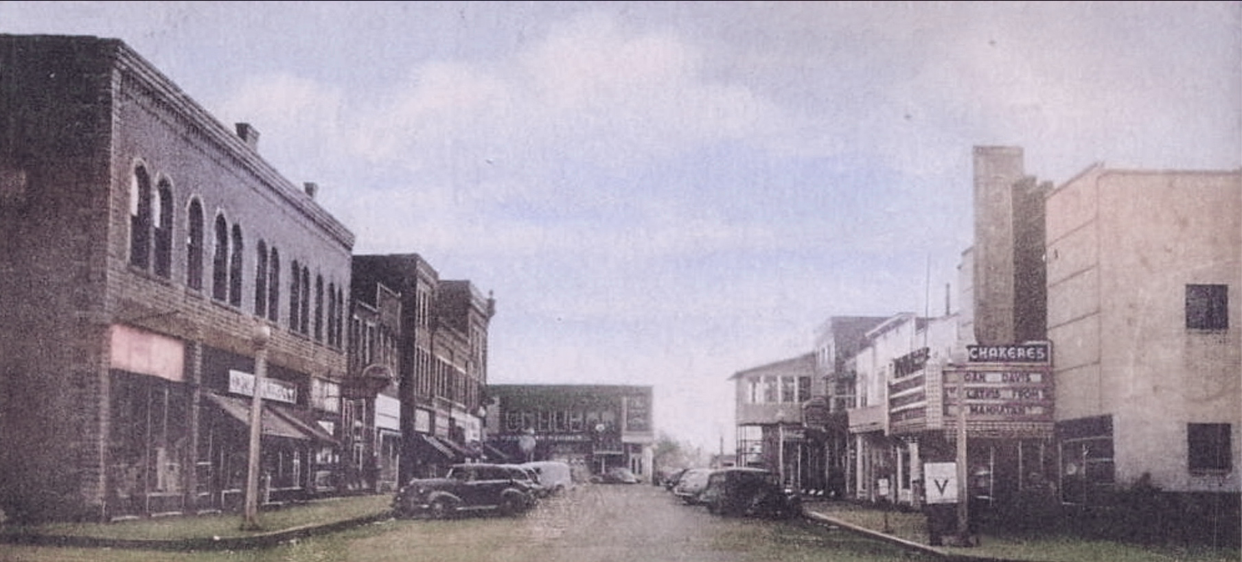 Historic downtown Wellston street scene