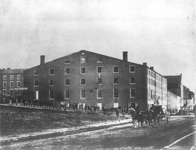 Pemberton Prison Richmond Virginia 1863 photograph