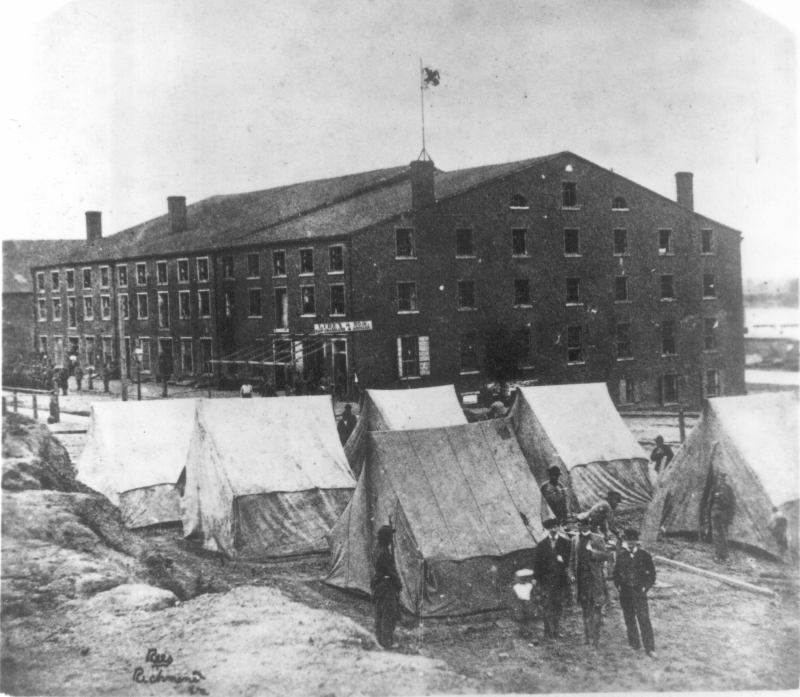 Libby Prison Richmond Virginia 1863 photograph