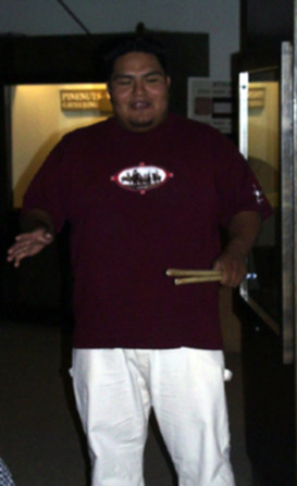 Eric at the Bishop Paiute Cultural Center