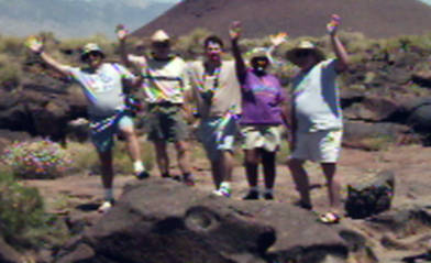 Teachers posing during the trip