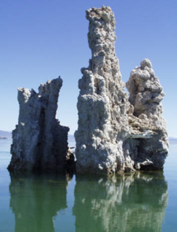 Tufa towers in Mono Lake