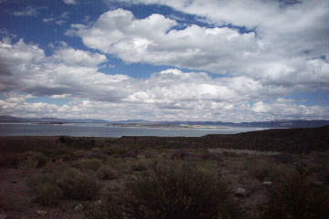 Mono Basin scenery with Mono Lake in the background