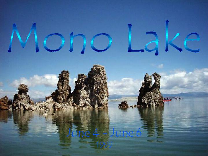 Mono Lake PowerPoint slide 1